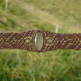 7.9gr Agata Muschiata bracciale in Macramé