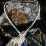 12gr Lapis Lazuli collana in Macramé